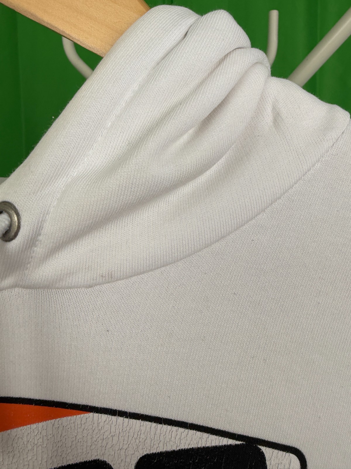 Puma Hooded hoodie Sweatshirt White Chest Logo Print Mens L 40-42 in 2018