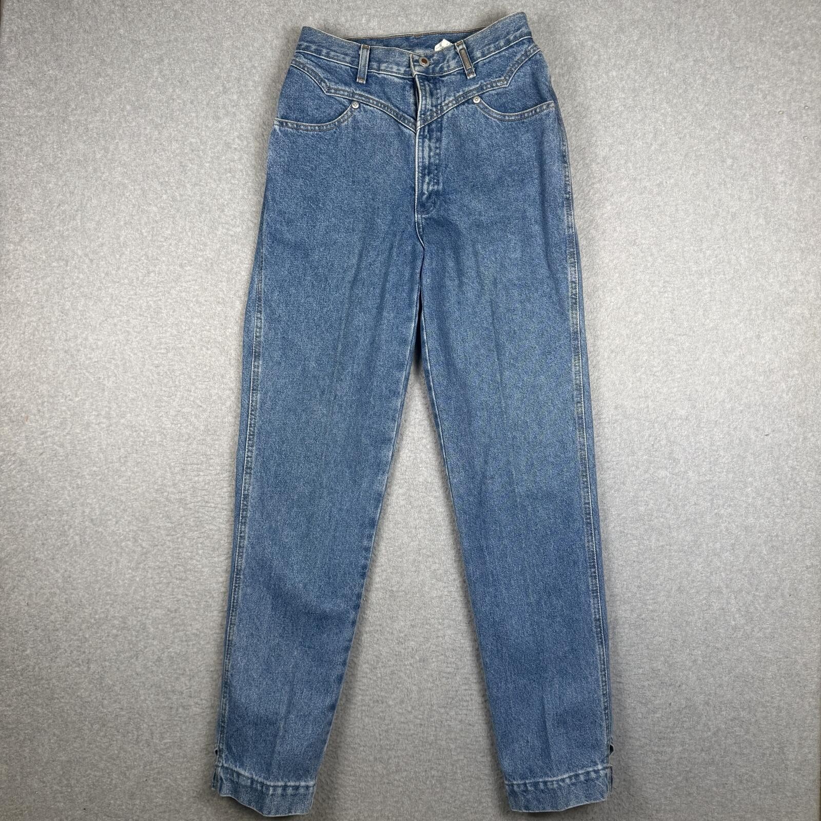 Rockies Jeans Women’s Size 9/29 Blue Denim Paperbag Straight Leg Jeans