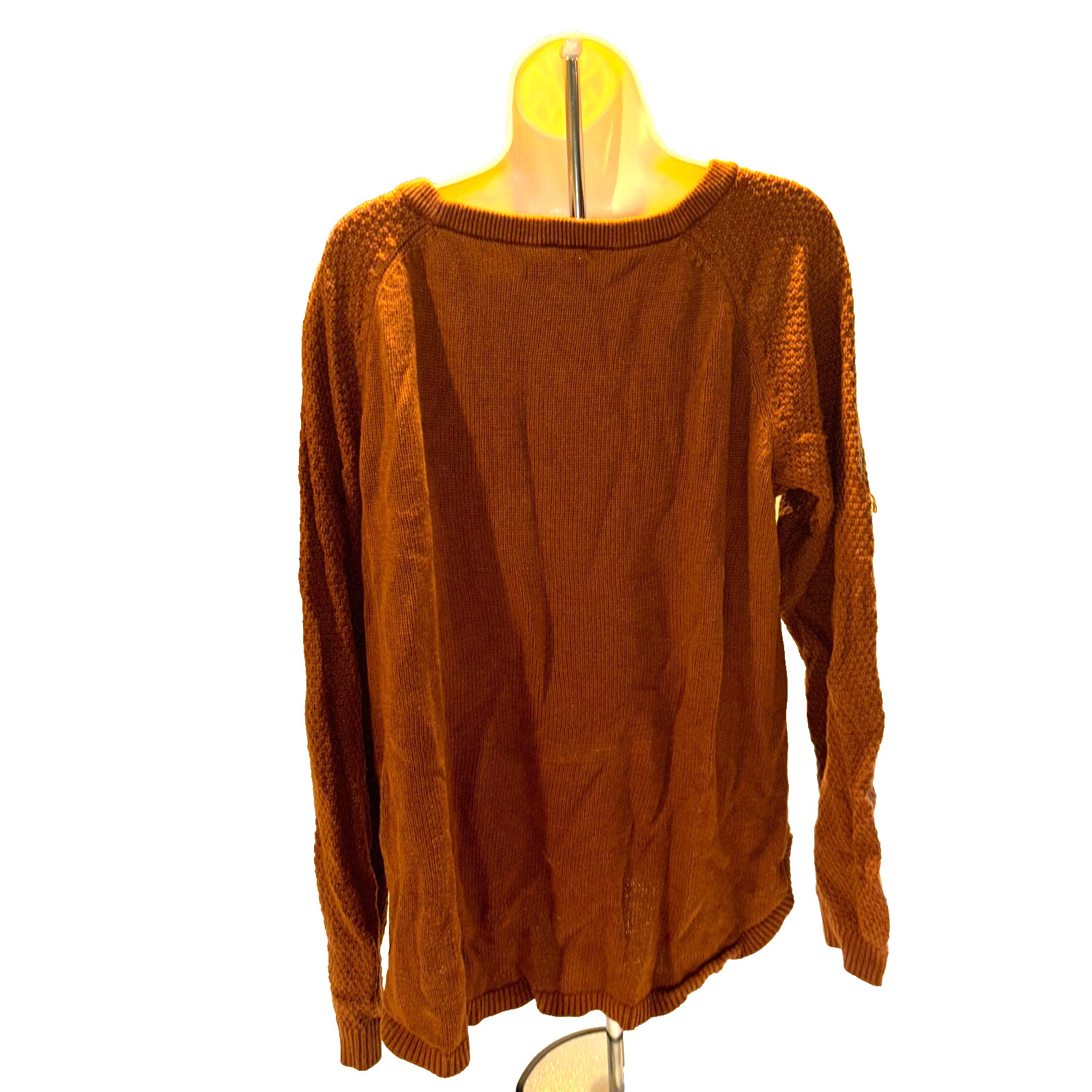 Sonoma Women’s XXL Pullover Sweater Burnt Orange