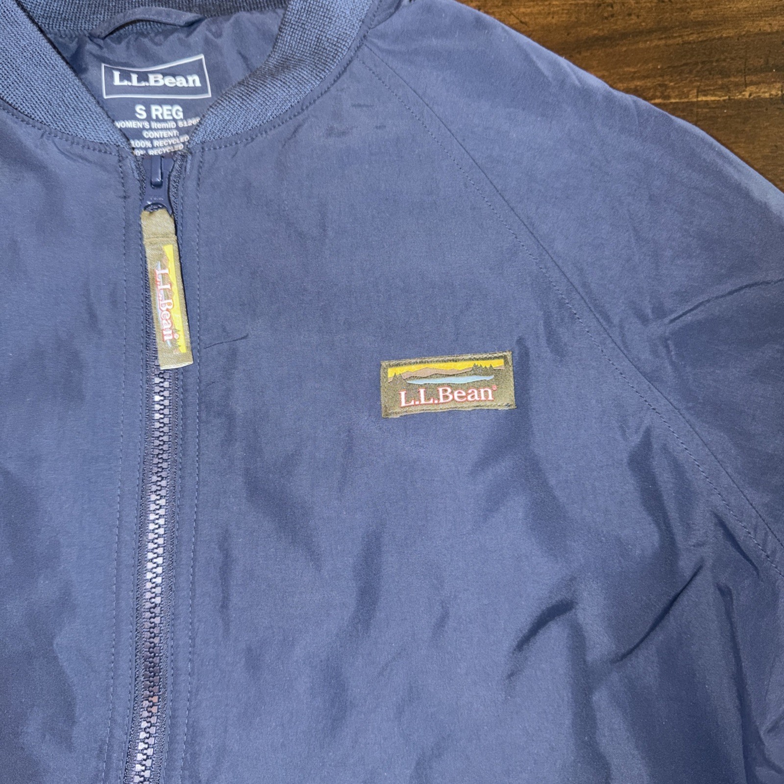 L.L. Bean Women Size Small Regular 3-Season Bomber Jacket Style 512691
