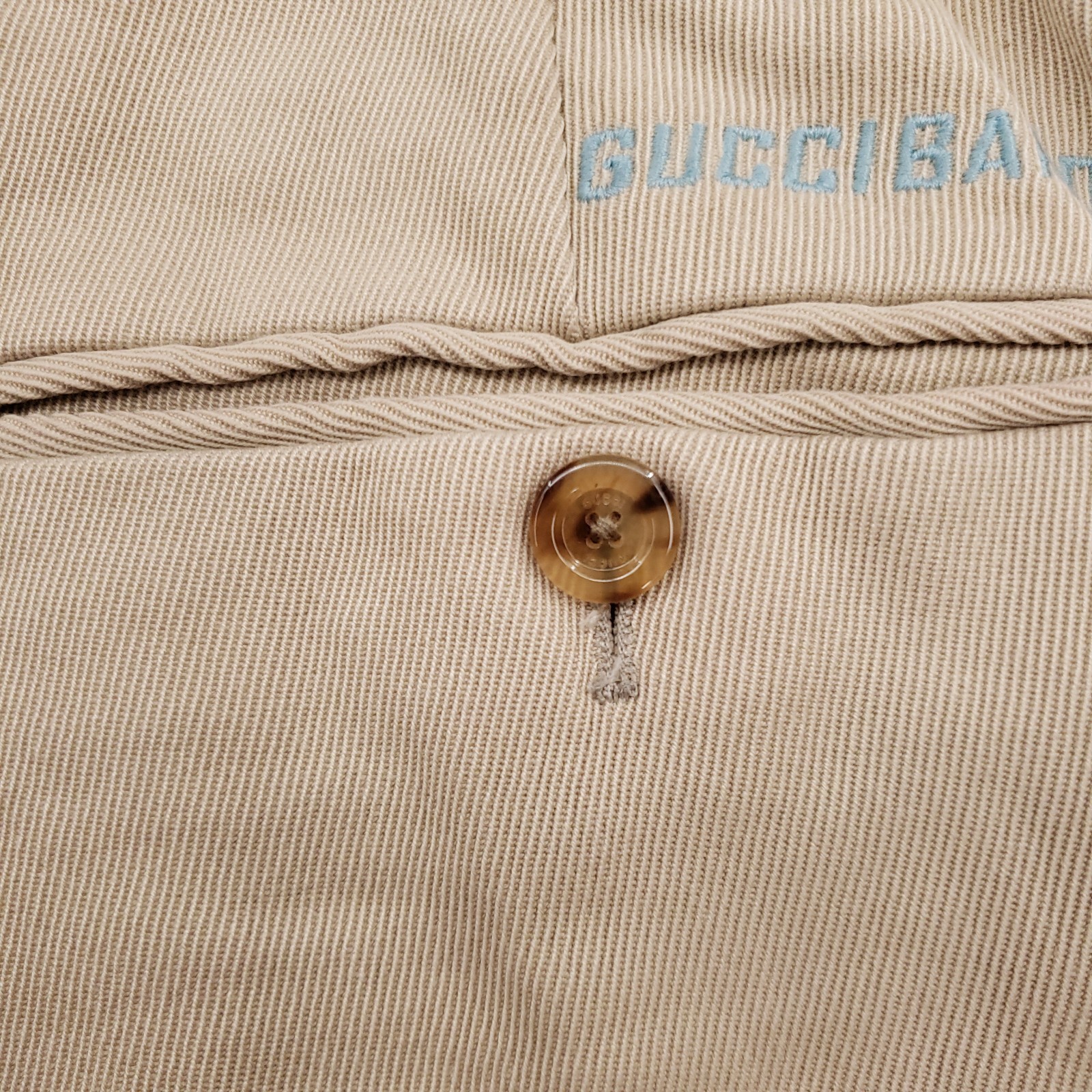 Gucci Pants Mens 30×26 48 Beige Gucci Bano Chino Flat Front Straight Trouser