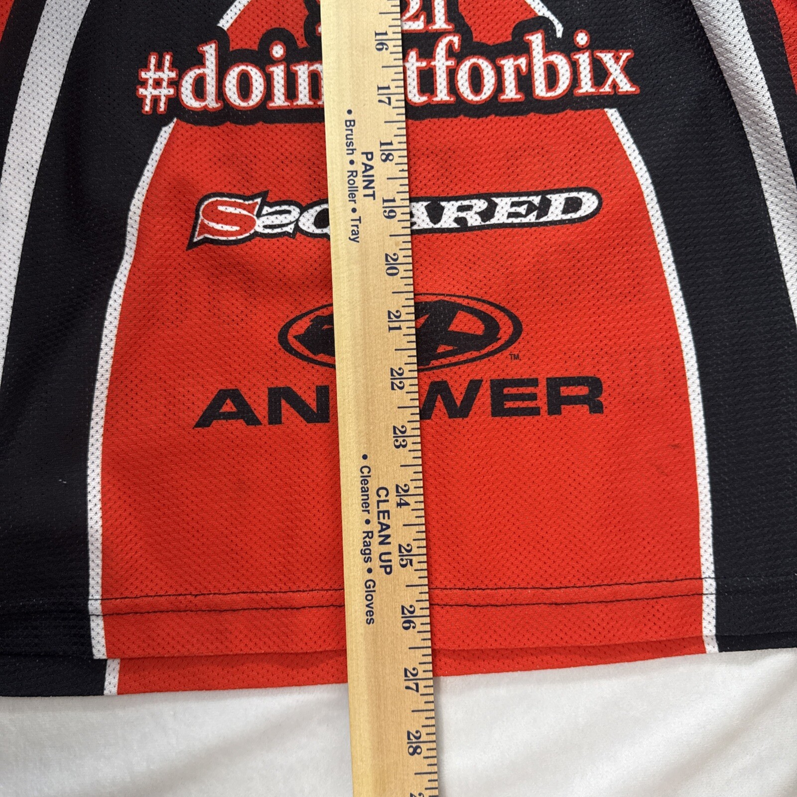 BMX Racing Shirt Sleeve Shirt Hap’s BMX Team Motocross Shirt Medium
