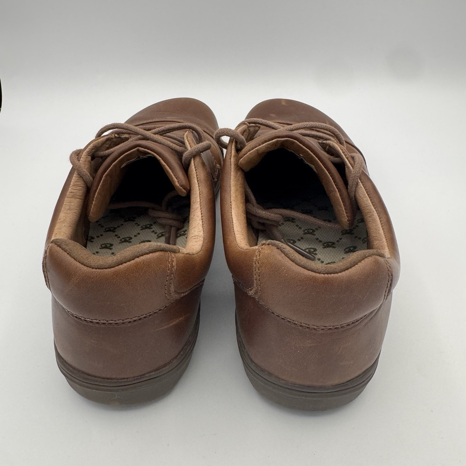 Lems Nine2Five Shoes Men’s 10 Brown Mocha Leather Oxford Barefoot Shoe $160