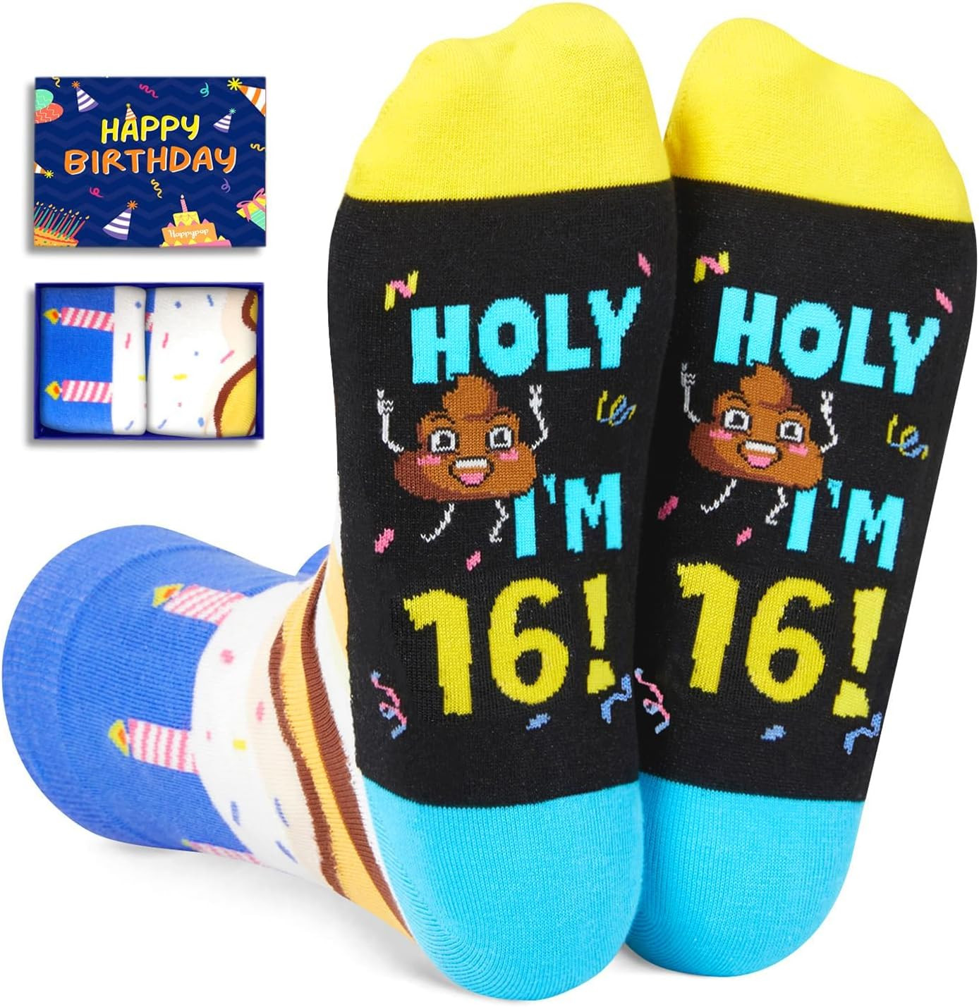 Birthday Gifts Ideas – 11-19 Year Old Gift Socks for Teen Women Men Friends