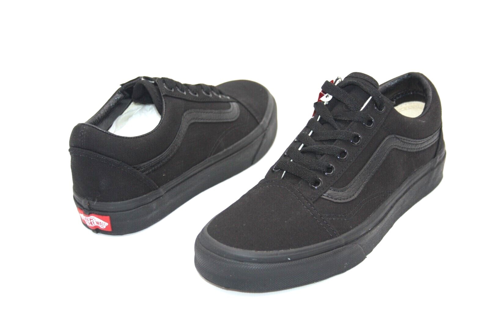 VANS Old Skool Black/ Black Shoes CANVAS SKATEBOARDING SHOE UNISEX ADULT SHOE