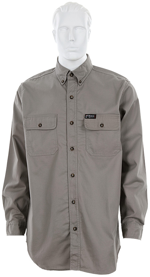 S1G -MCR Safety Summit Flame Resistant (FR) Shirt – Large Gray