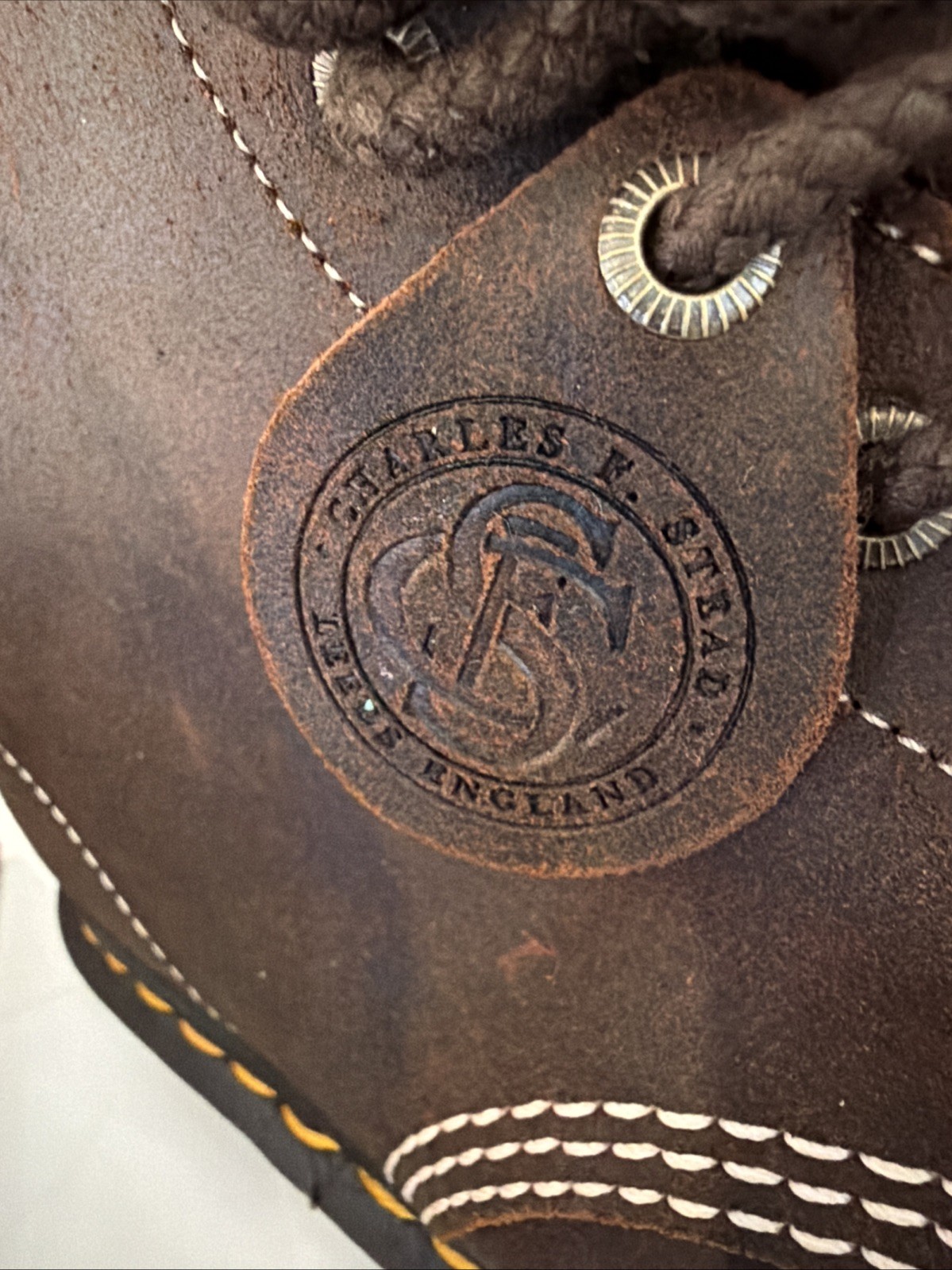 1460 Pascal Rustic Brown Wax Commander Dr. Martens Made In England Size 11 US