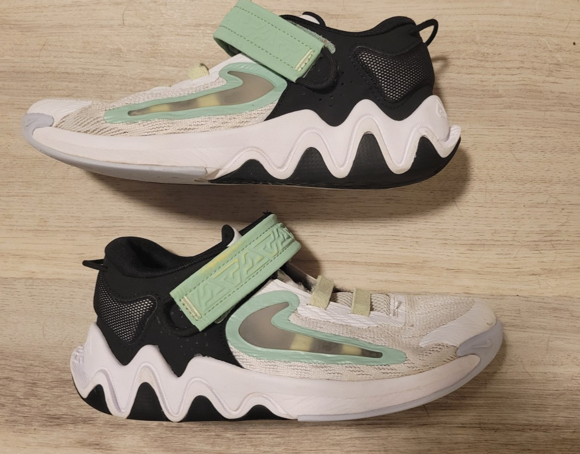 Size 3 (PS) – Nike Giannis Immortality 2 Low White Barely Volt