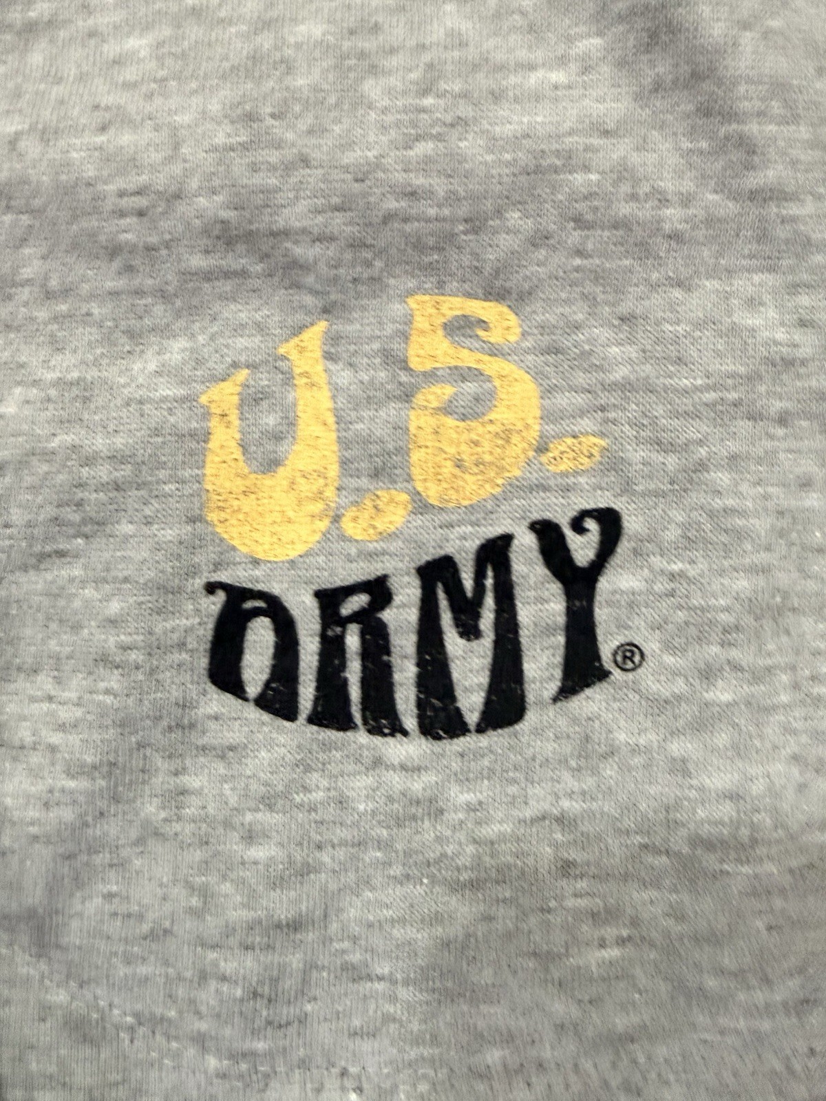 United States Army “US Army” Women’s Fleece Shorts Ash Gray Heather – Sz XL