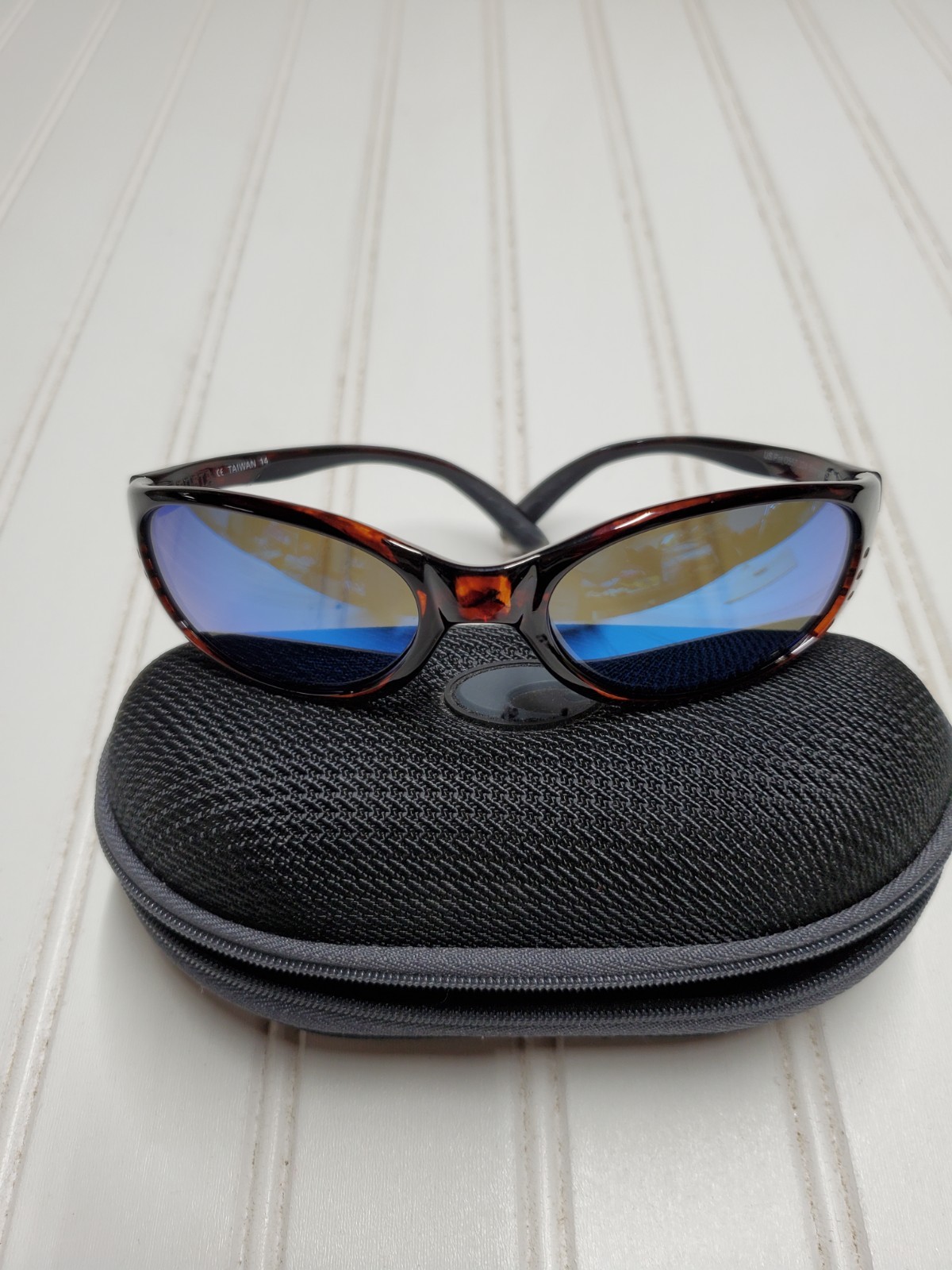 Women’s Costa Del Mar Sunglasses Stringer St 10brown Frame Blue Lenses Authentic