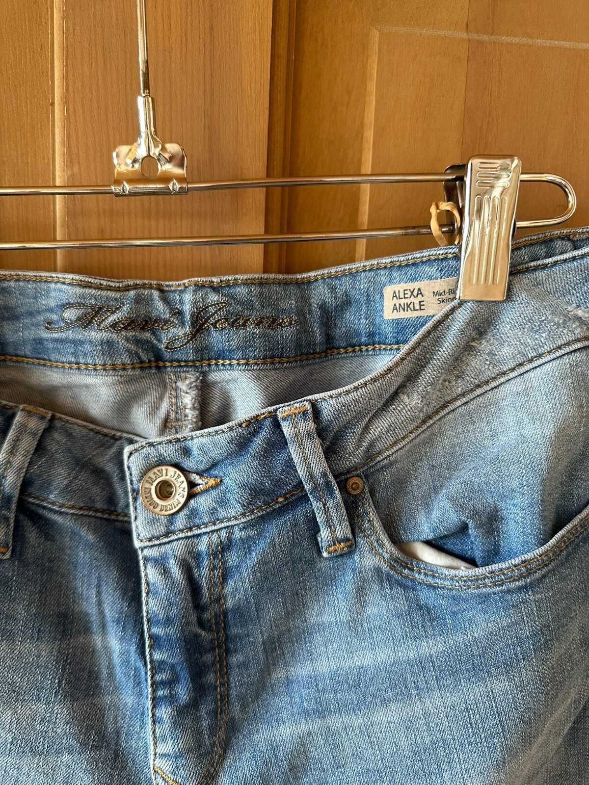 mavi jeans womns alexa ankle midrise skinny size 28