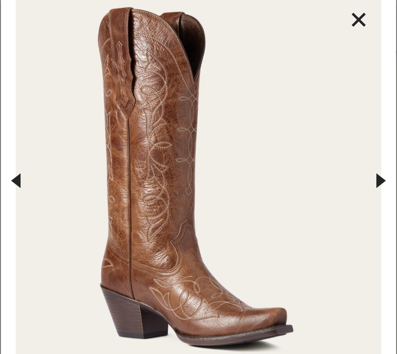 Ariat Women’s Heritage D Toe StretchFit Western Boot Size 9 B Medium RARE NEW