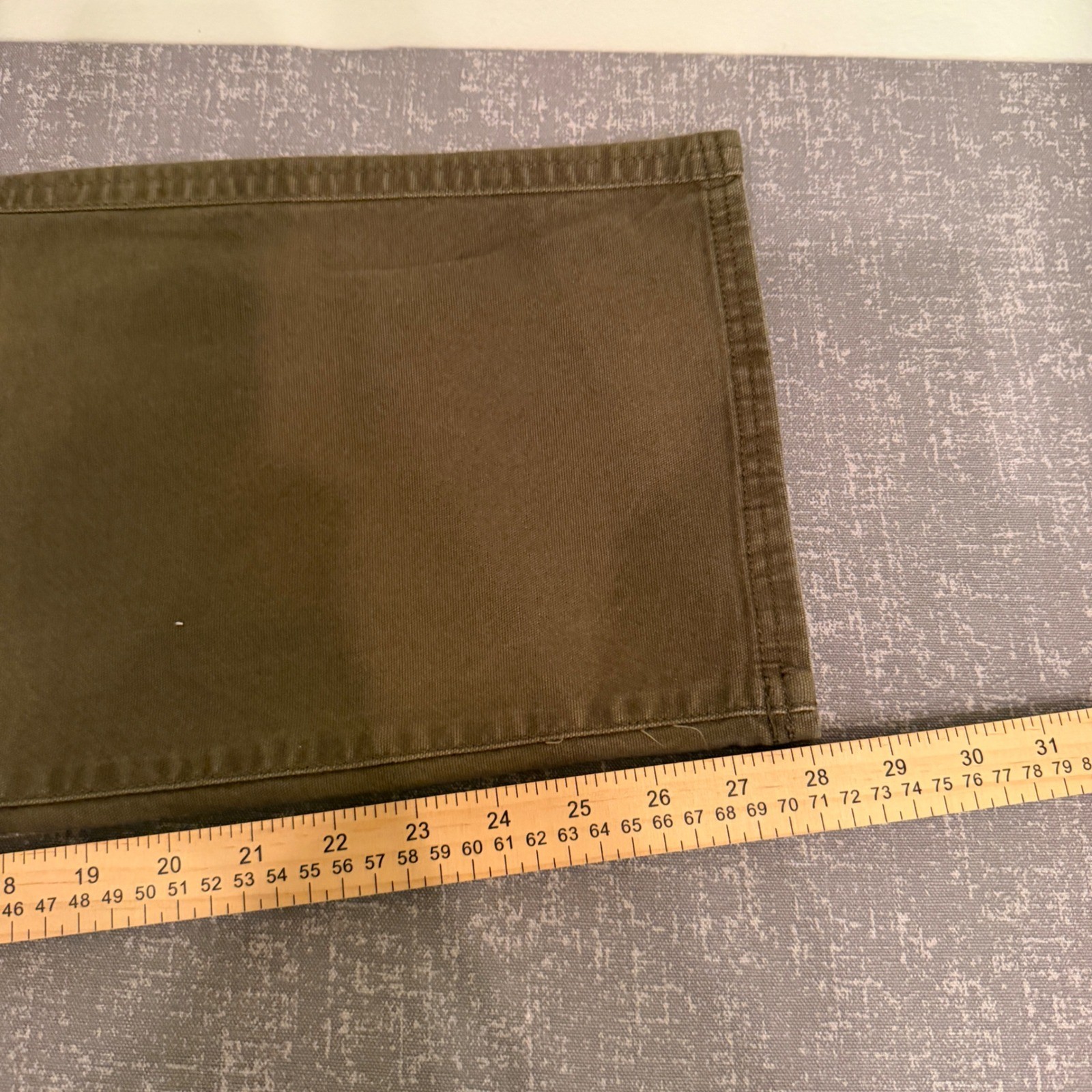 Legendary Outfitters Mens Olive Green Canvas Work Pants 38×29 Straight Leg