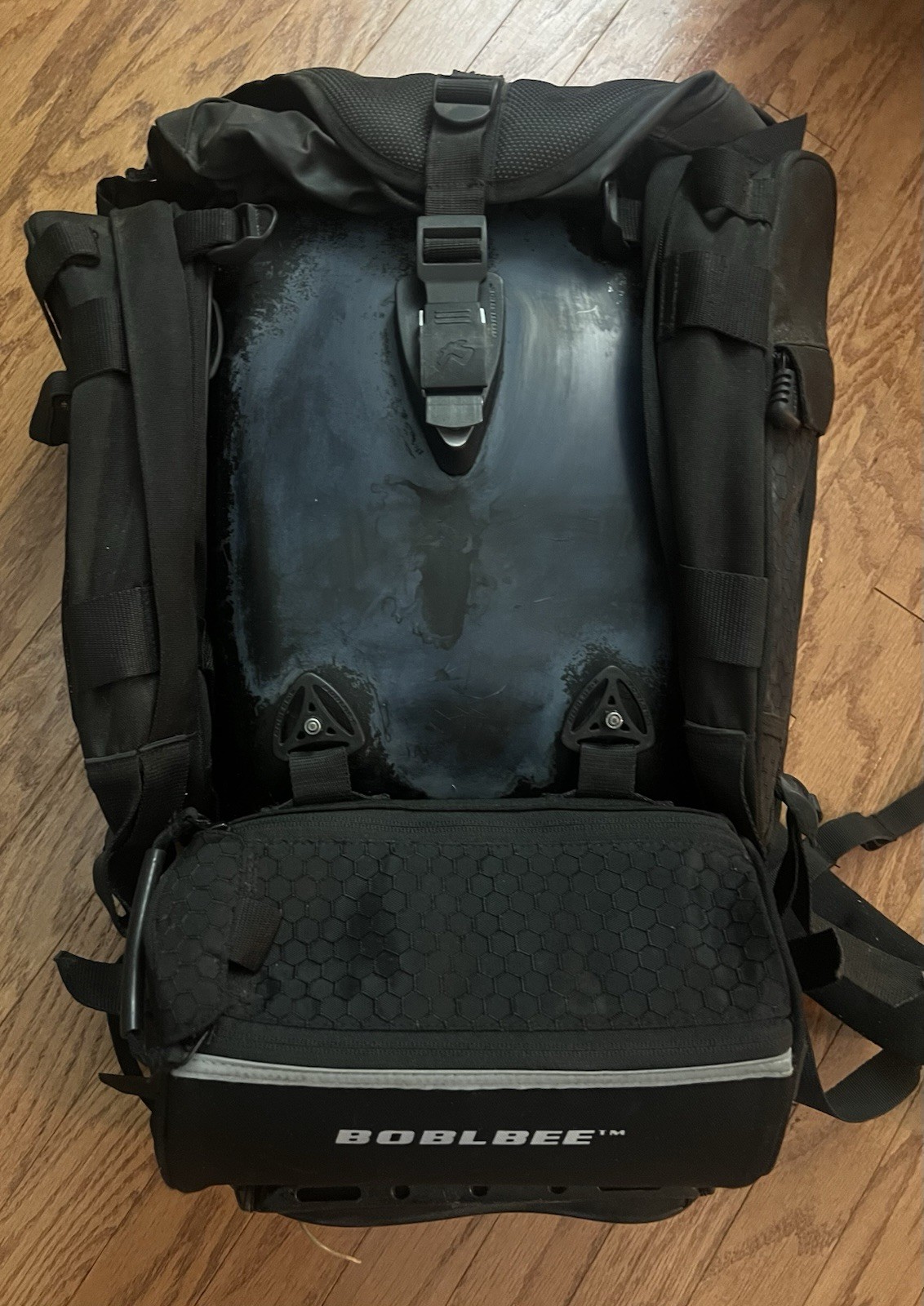 Boblbee Megalopolis Hard Shell Motorcycle Backpack – Black with X-Case