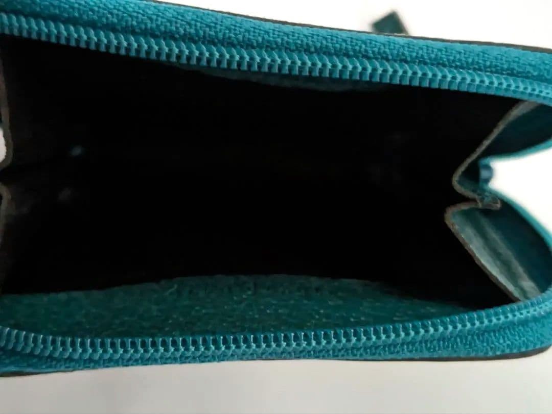 GUCCI Coin Case Coin Purse Emerald Green Teal Blue Green