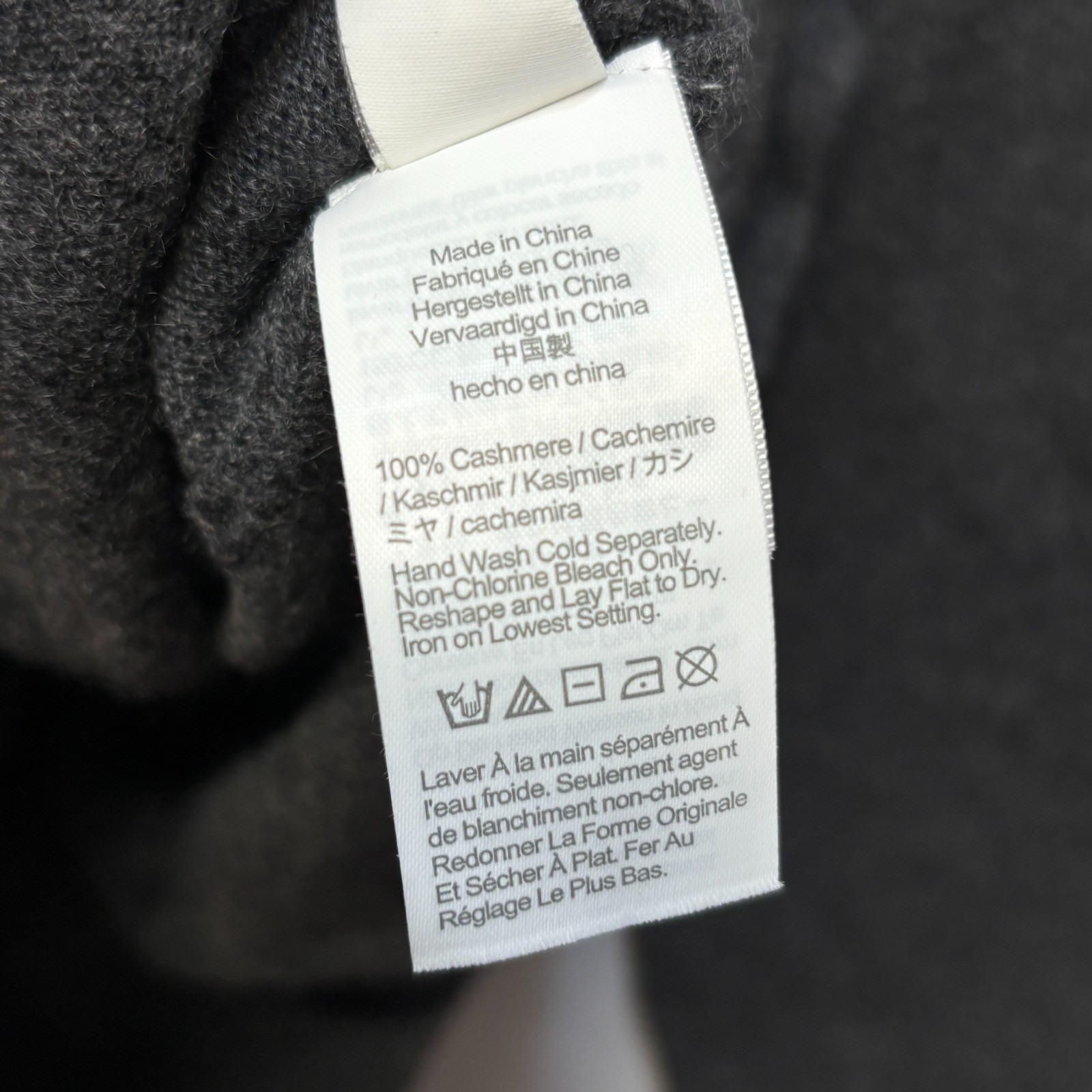 J. Crew Men 100% Cashmere Pullover Sweater Size Large SP24 Gray D108 -24