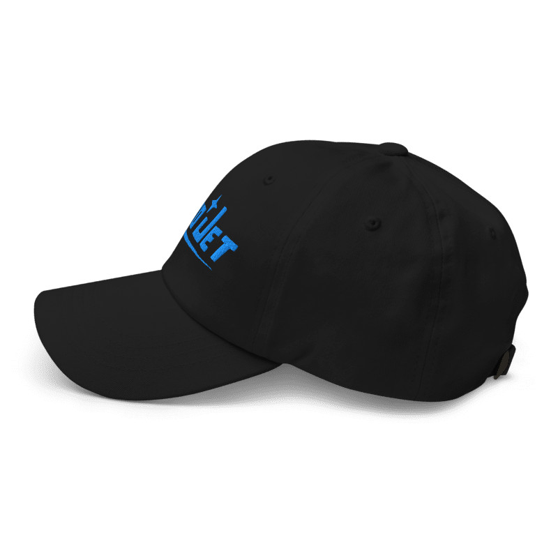 Sno Jet Embrodiered Old Logo Inspired Black Color Adjustable Classic Dad Hat