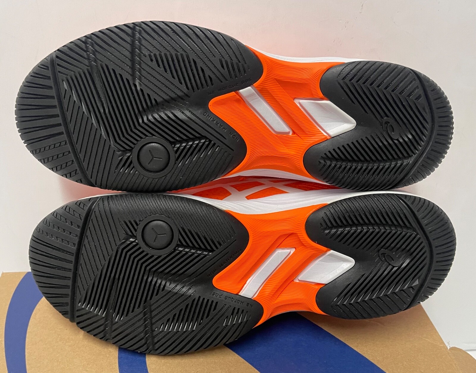 Asics Gel Game 9 Pickleball Shoes Sneakers Shocking Orange SIZE 7 1041A416-800
