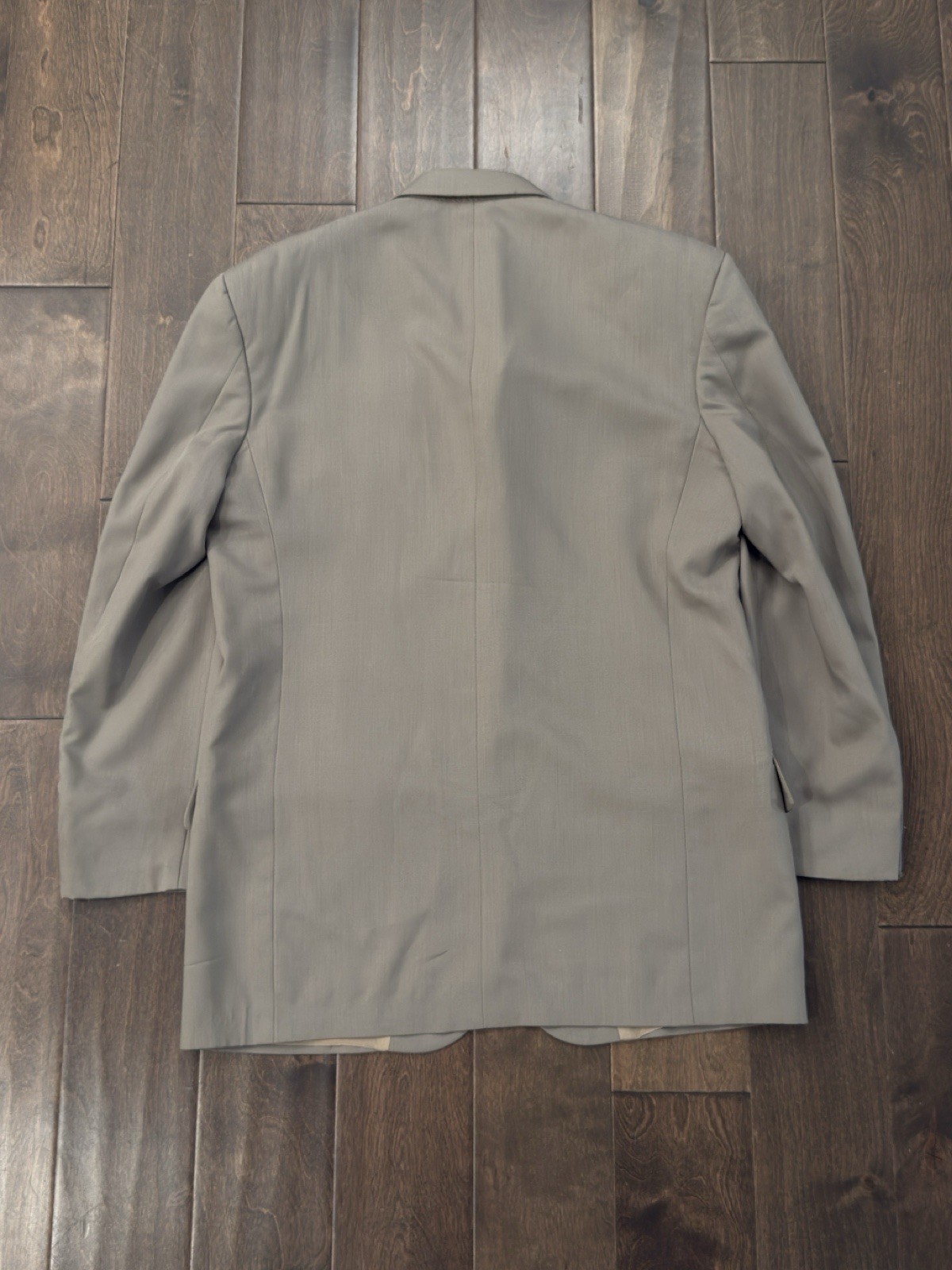 Barry Manufacturing 100% Pure Wool Suit Jacket 5-Button Sports Tan Coat Size 44L