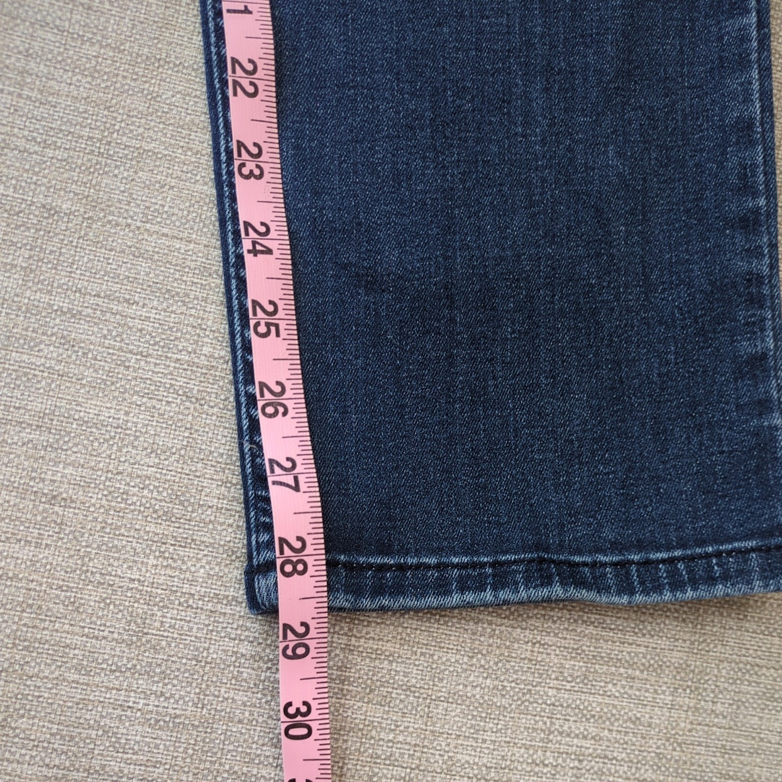 RARE Blank Red Tab Levis 502 Regular Taper Jeans Mens 32×28 R Dark Wash 2021