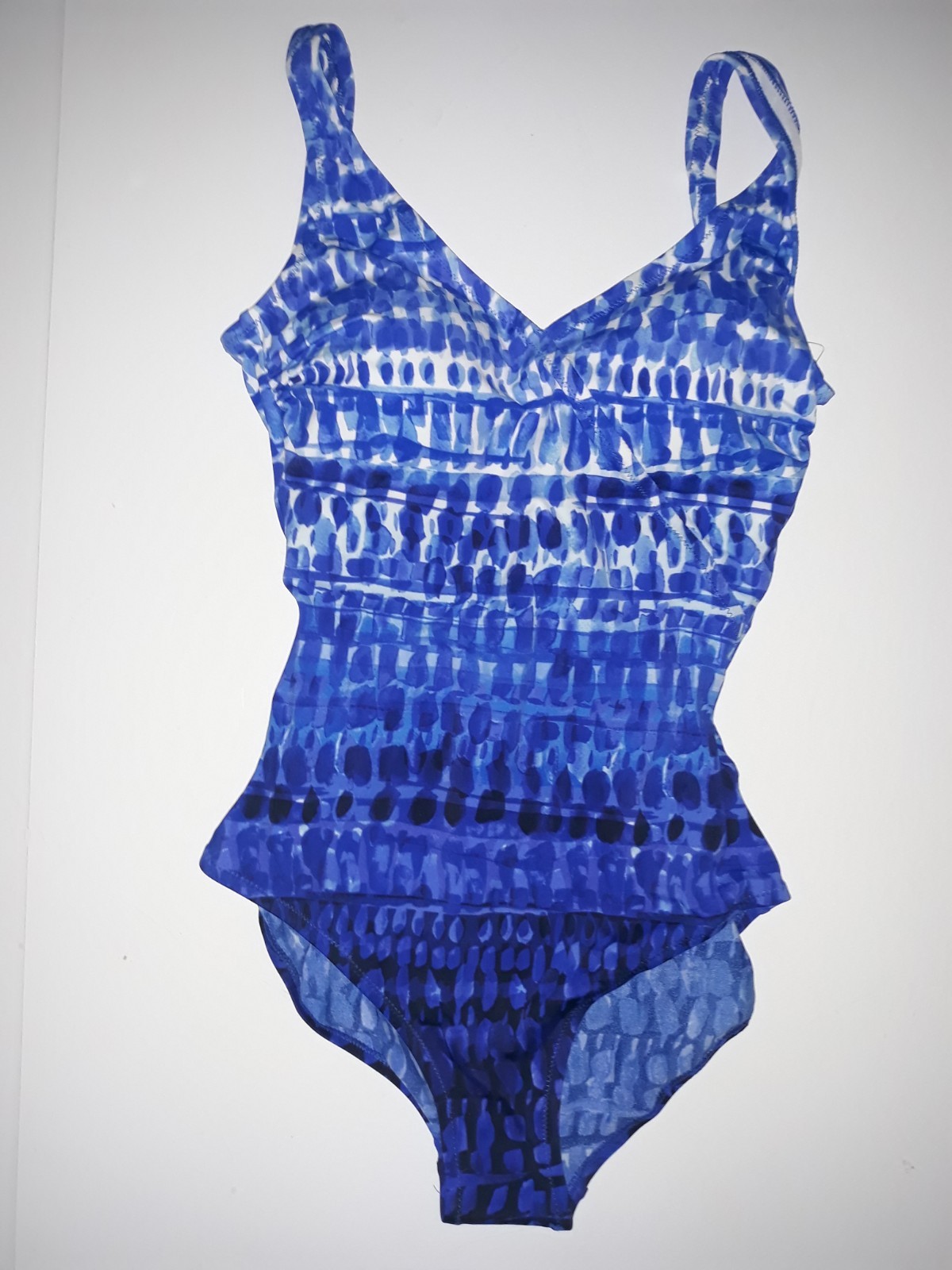 Essentials by Gottex Tummy-Control Womens One Piece Swimsuit Navy Size 6 NEW