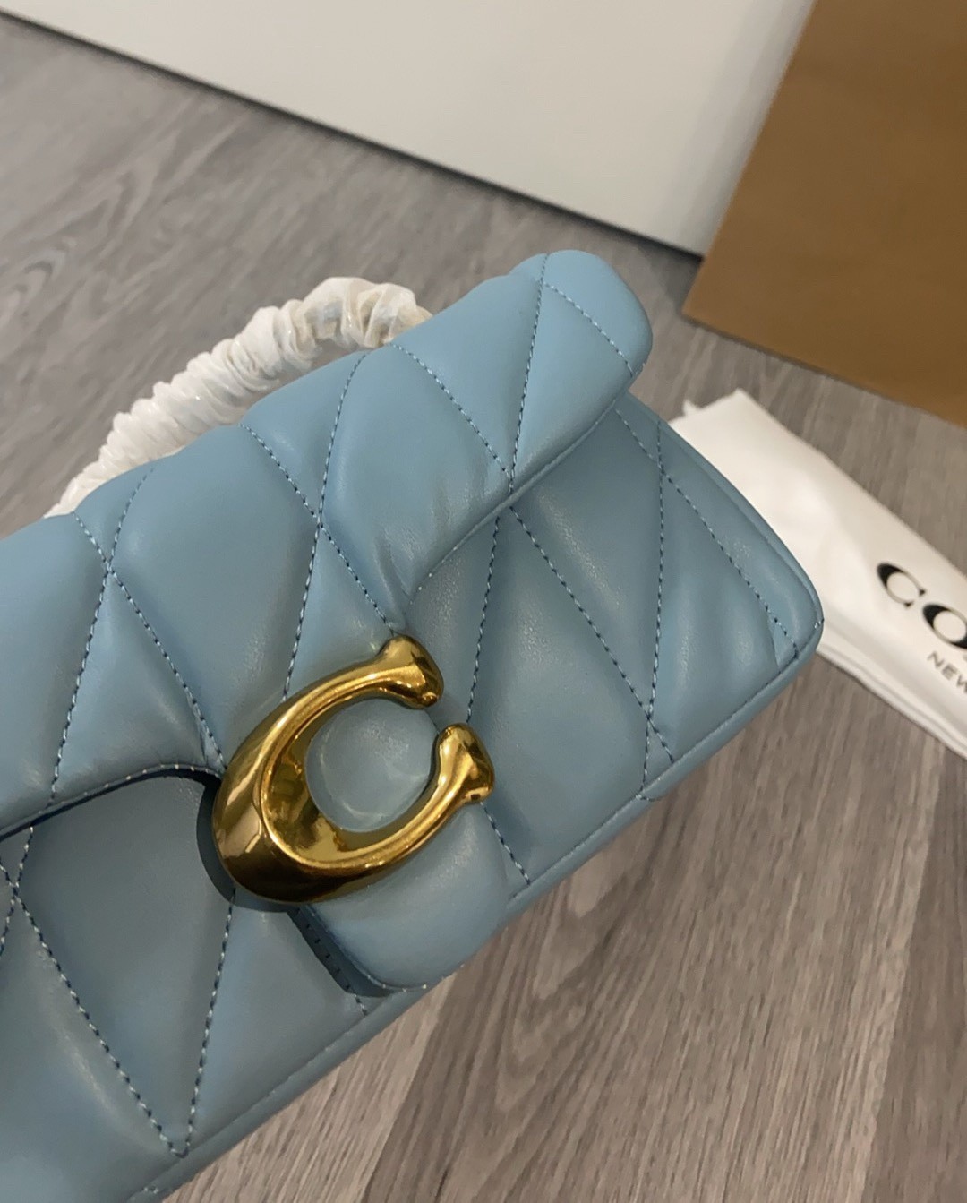 COACH Tabby Shoulder Bag 20 – Quilted CP149 Blue