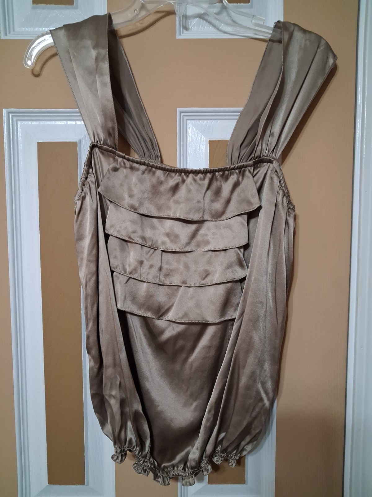 Chelsea And Violet Harem Style Silk Sleeveless top NWT Sz Large
