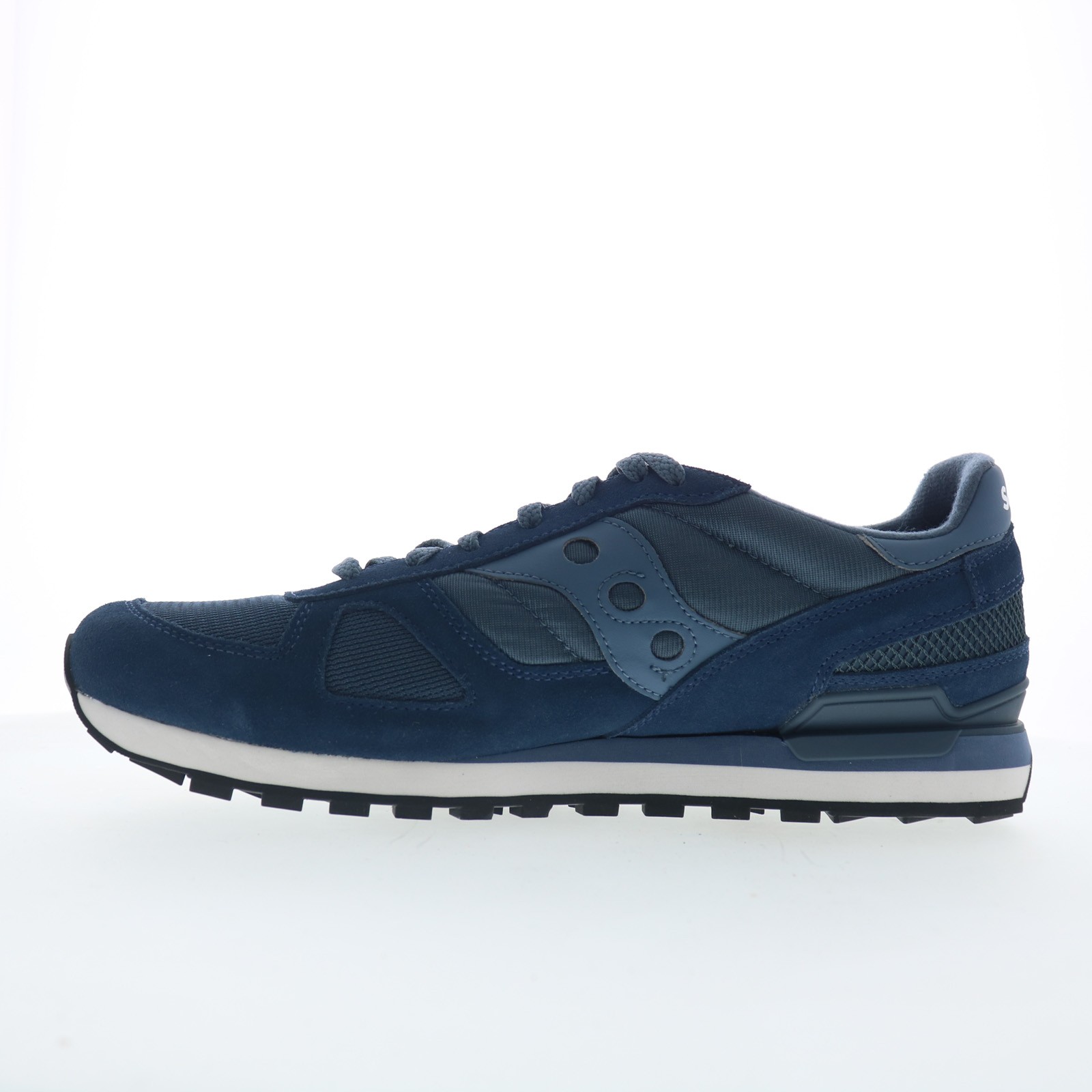 Saucony Shadow Original S2108-896 Mens Blue Suede Lifestyle Sneakers Shoes