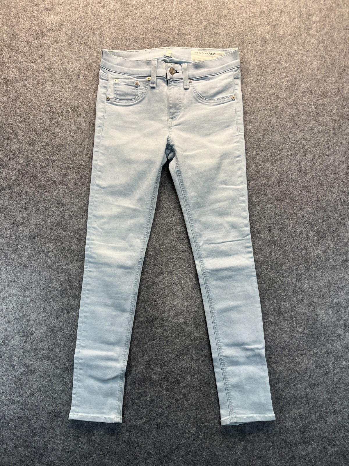 Rag and Bone Jeans Women’s 26 Capri Skinny Light Blue Stretch Denim Jeans