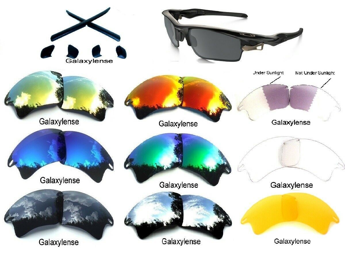 Galaxy Replacement Lenses For Oakley Fast Jacket XL Sunglasses Multi-Color