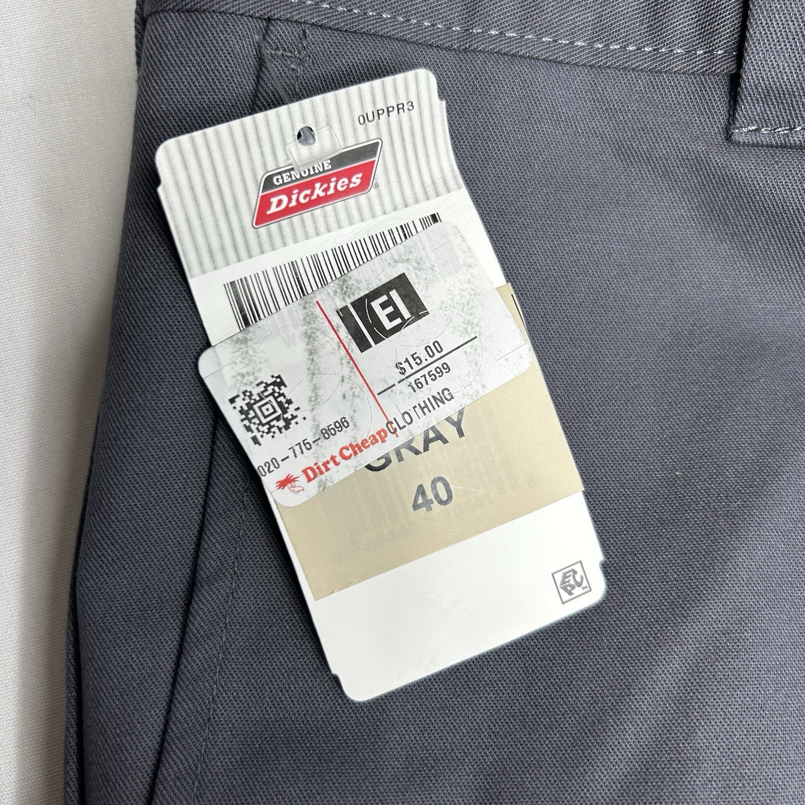 Dickies Flex Utility Work Shorts Mens Size 40 Regular Fit 13″ Inseam Gray NEW