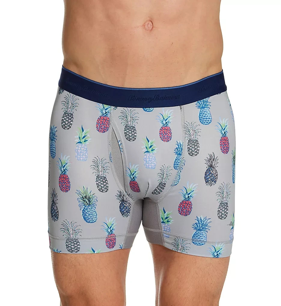 2 X Tommy Bahama Pineapple Print Mesh Tech Underwear Boxer Briefs Size S $58