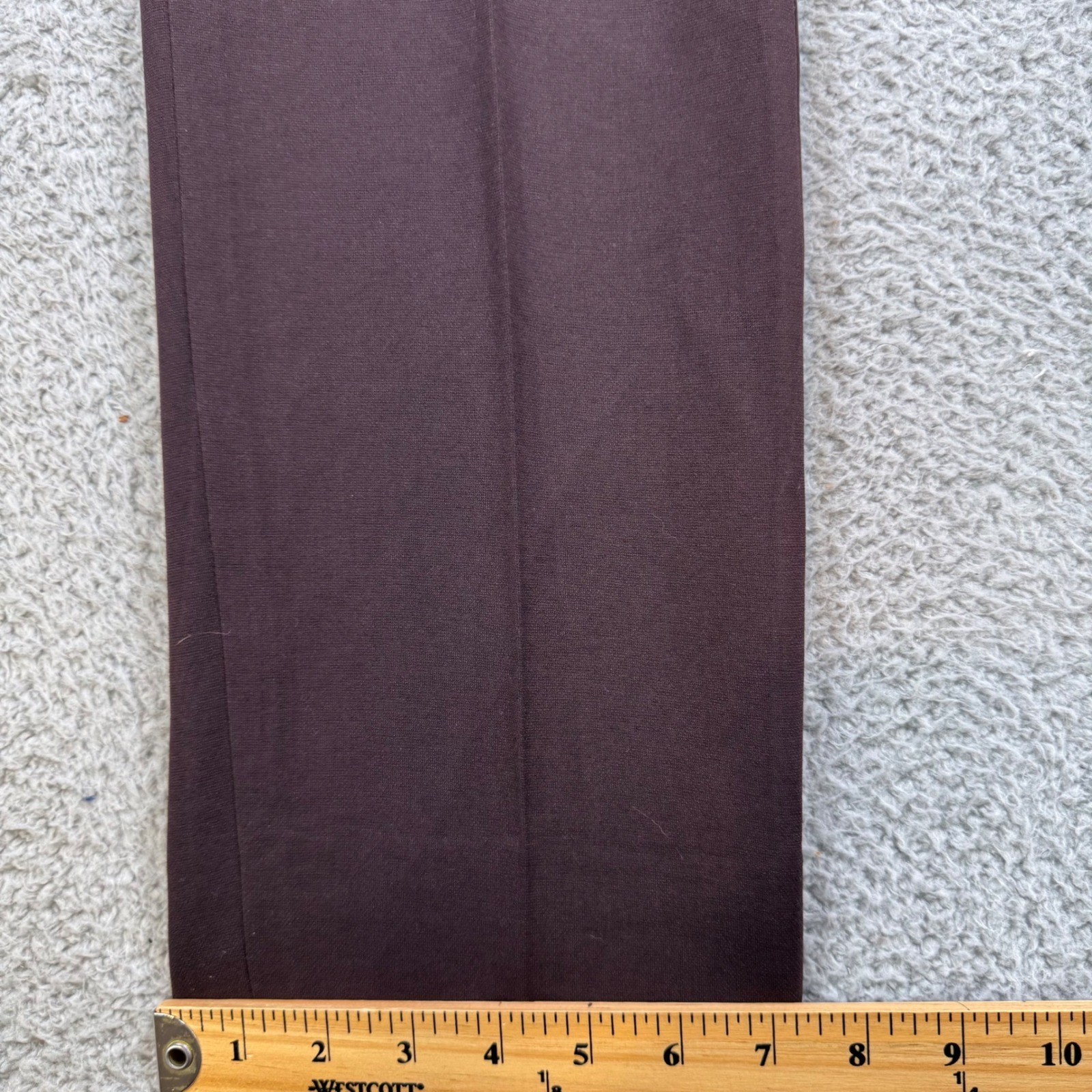 Giorgio Armani Women US 42 Brown Acetate Polyester Dress Pants Made in Italy