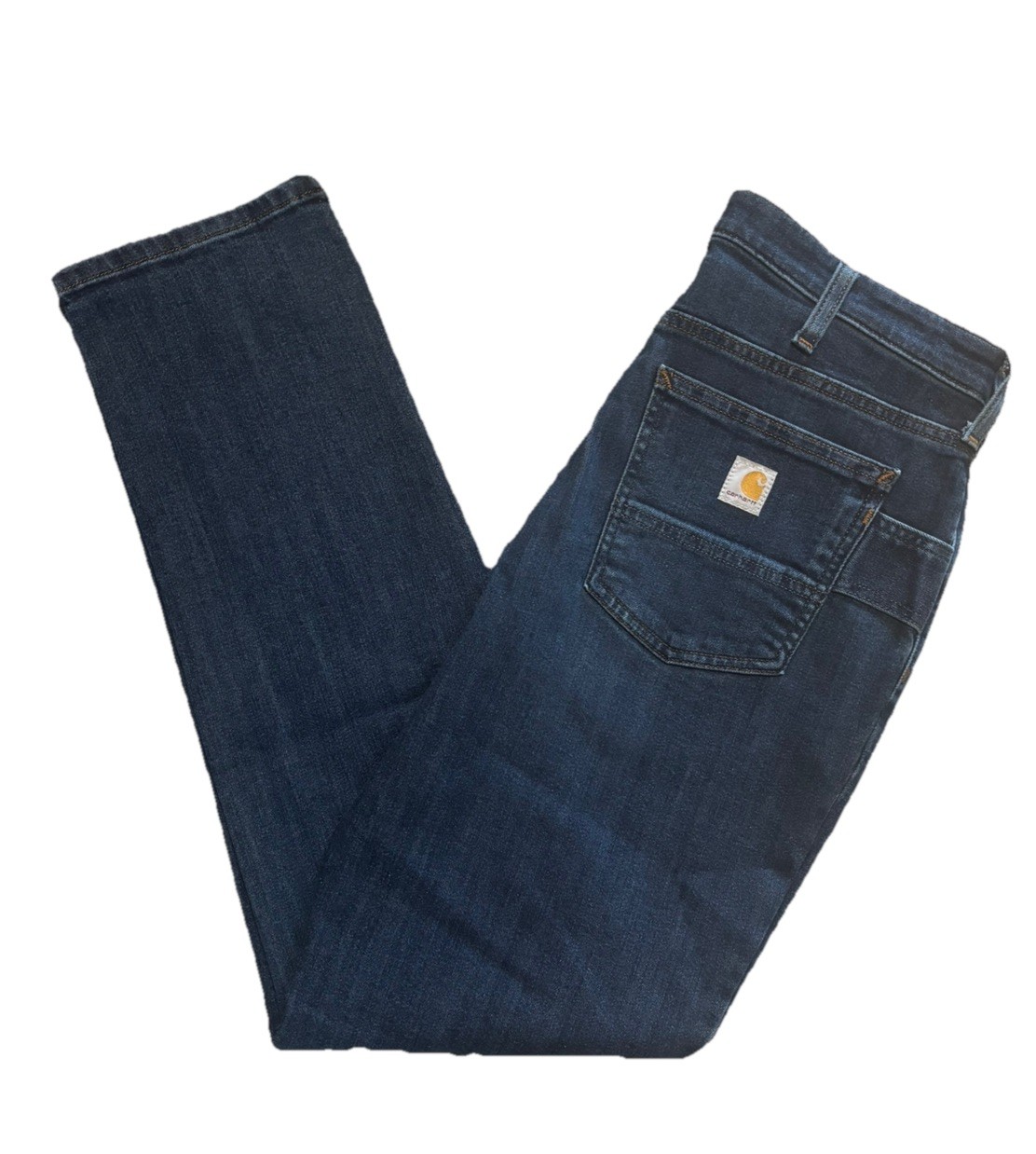 Carhartt Women’s Rugged Flex Jeans Size 10 Regular Relaxed Fit BD5383-W NWT