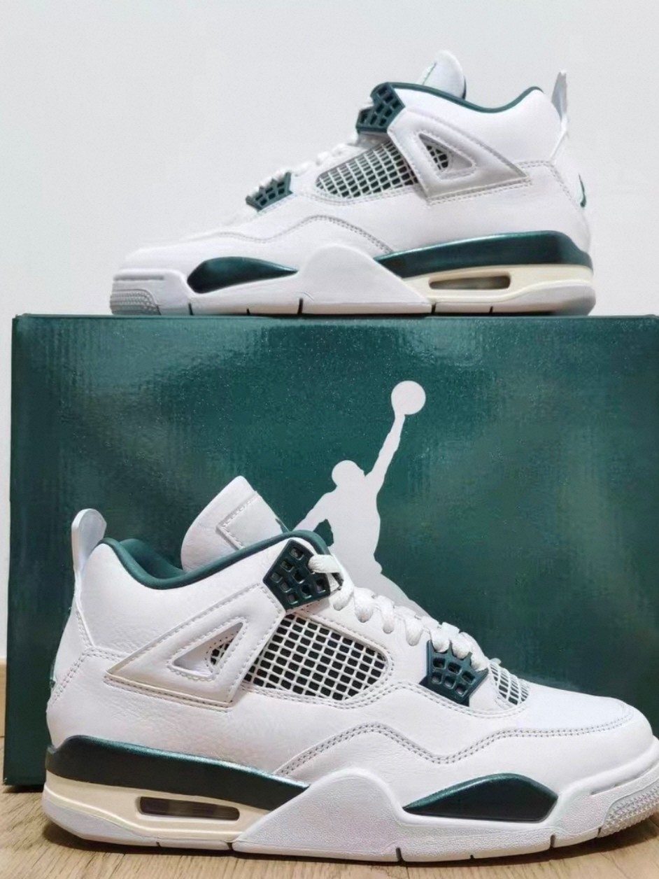 Air Jordan 4 Retro “Oxidized Green” Men’s Mid Top Basketball Shoes US Size 7-12