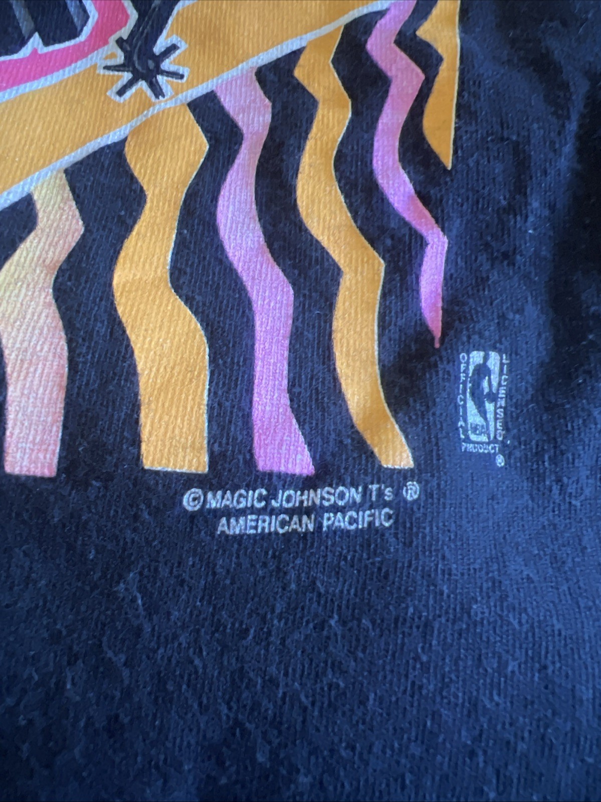Vintage David Robinson San Antonio Spurs Magic Johnson T’s Shirt 90’s Large