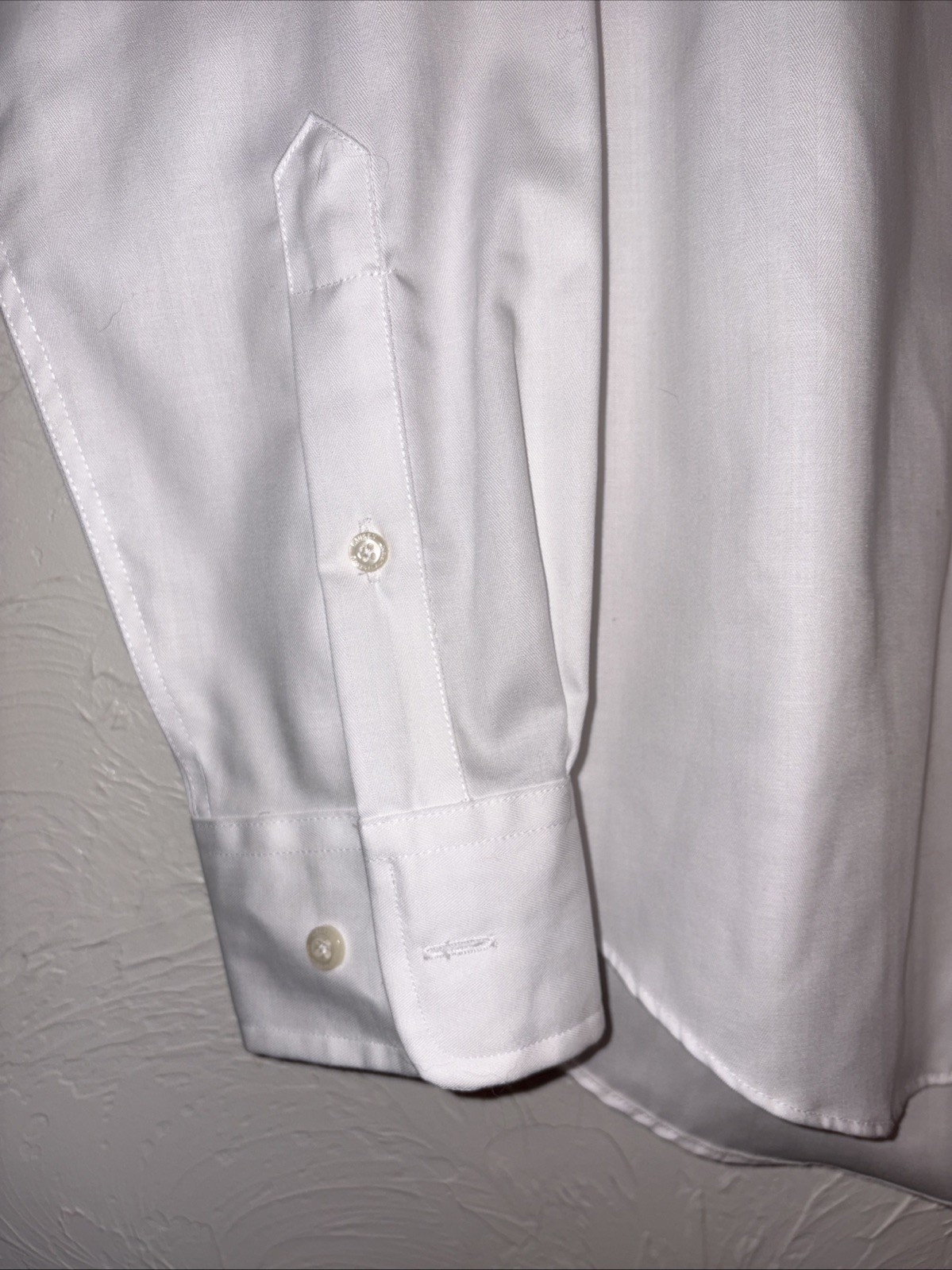 Polo Ralph Lauren Men’s White Button Down Shirt Medium Size 15 1/2 Custom Fit