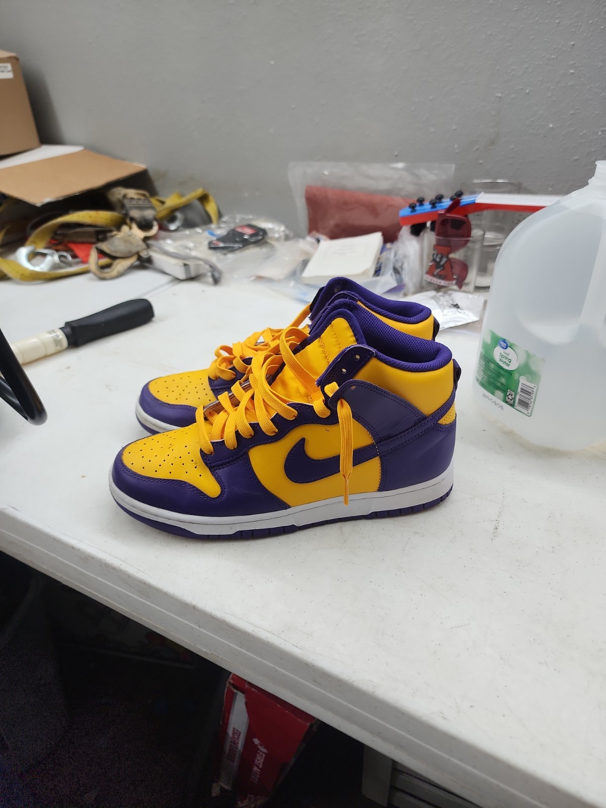 Nike Dunk Hi Retro Court Purple DD1399-500 Men’s Size 9 Good Condition No Box