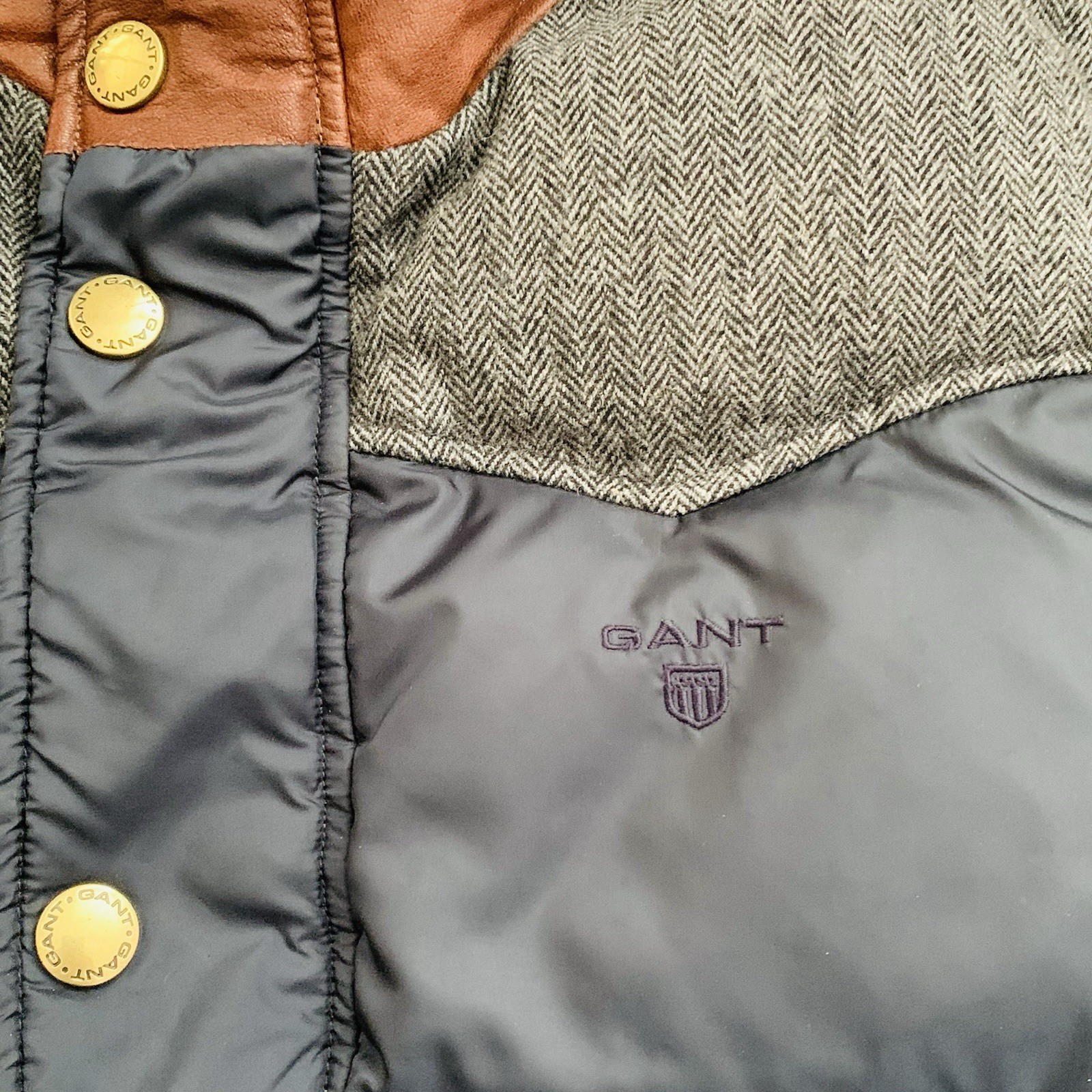 Gant Gilet Vest Mens Size Small Navy – Down Feather Filled Body Warmer Jacket