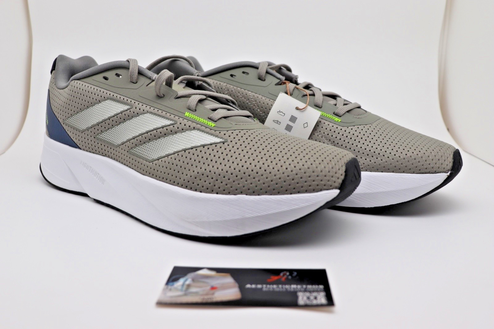 Adidas Duramo SL Men’s Size 11 Silver Pebble Grey Blue IF9484 New, Destroyed Box