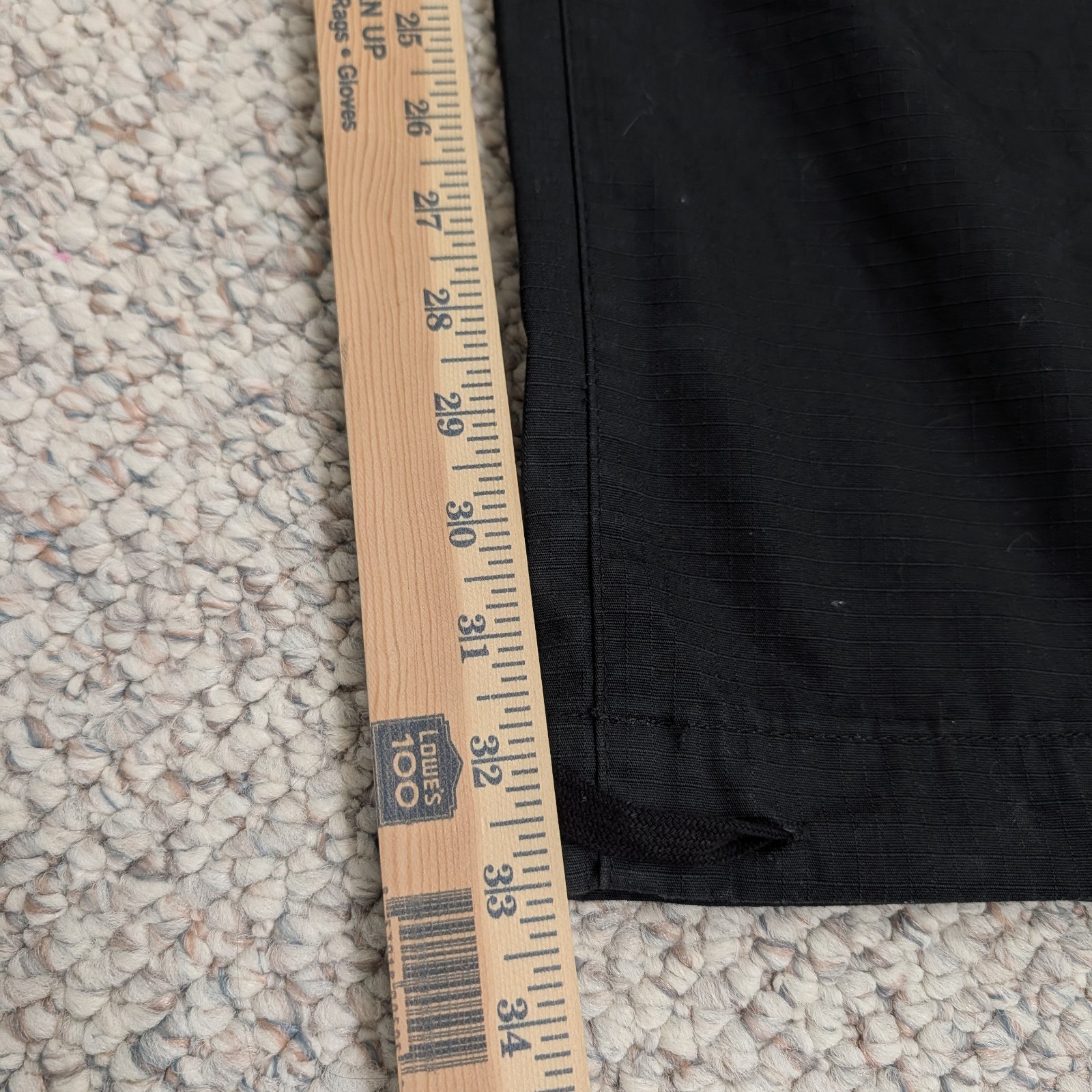 NWT Mnml Pants Men 38×33 Black Cargo Ultra Baggy Vintage Ripstop Skater