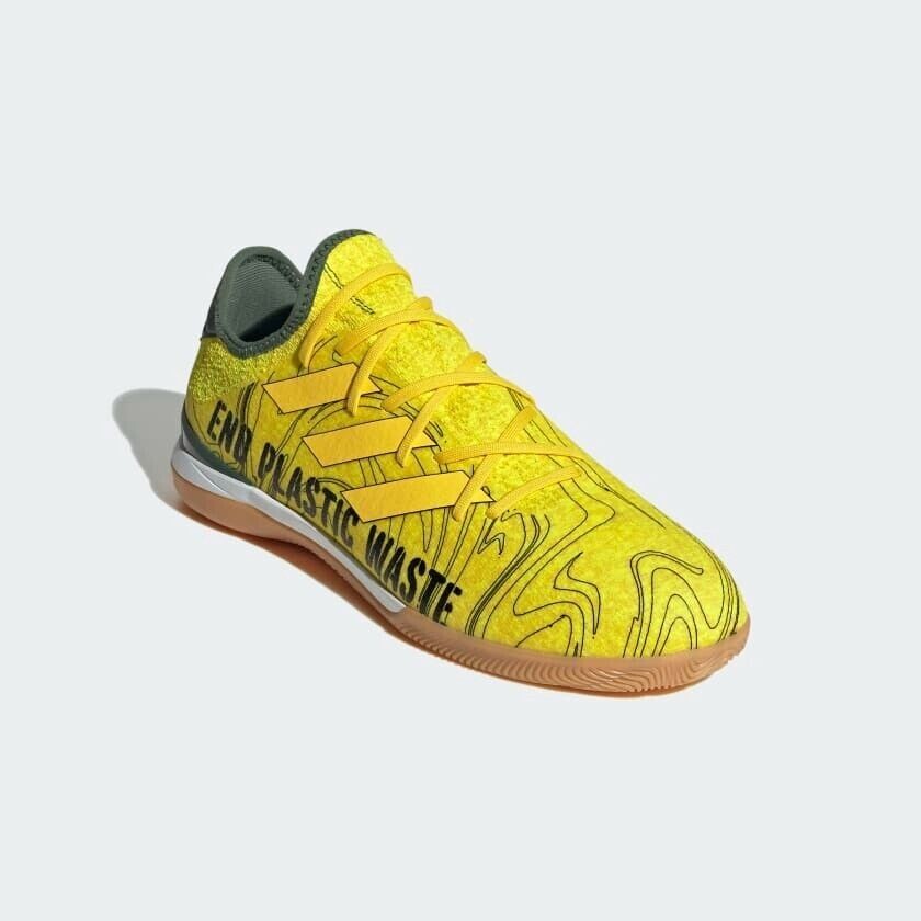 Adidas Gamemode Indoor Soccer Shoe HR1741 Yellow End Plastic Waste Men’s sz 9-11
