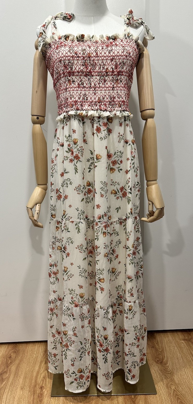 LC Lauren Conrad Floral Maxi Dress Size: L
