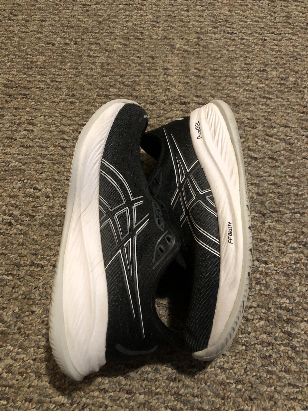 Asics Womens Gel Cumulus 26 1012B600 Black Running Shoes Sneakers Size 9.5