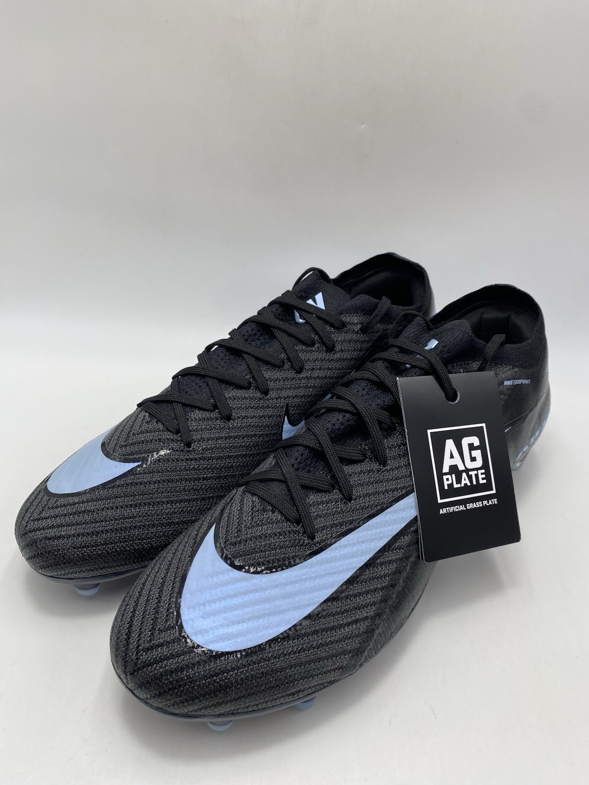 Nike ZM Vapor 16 Elite AG-Pro Black Ice Blue (FQ8693 001) Men’s Size 10