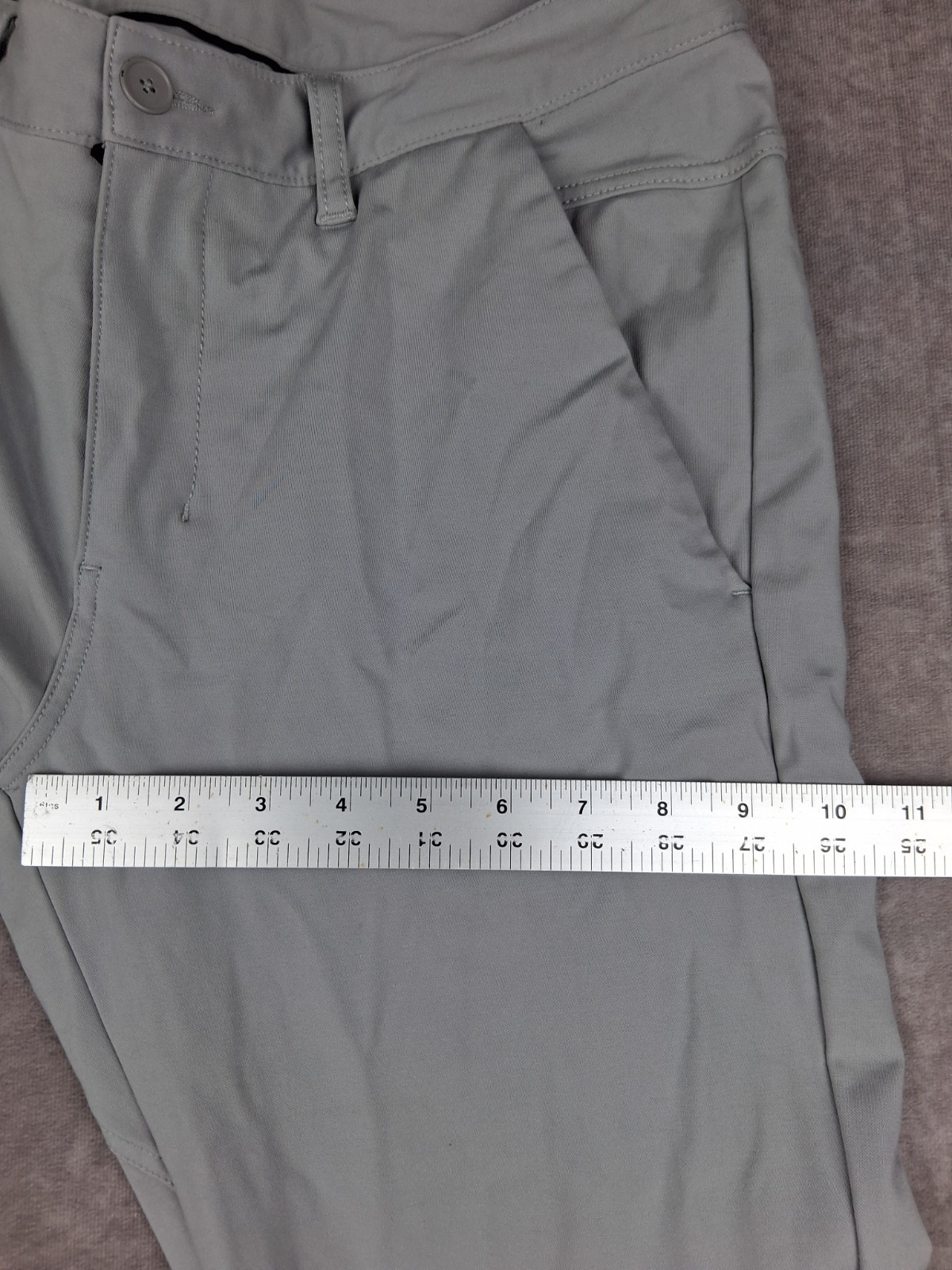 BYLT Everyday Pant 2.0 Mens Small 30×29 Slim Fit Gray Commuter Tech Chino