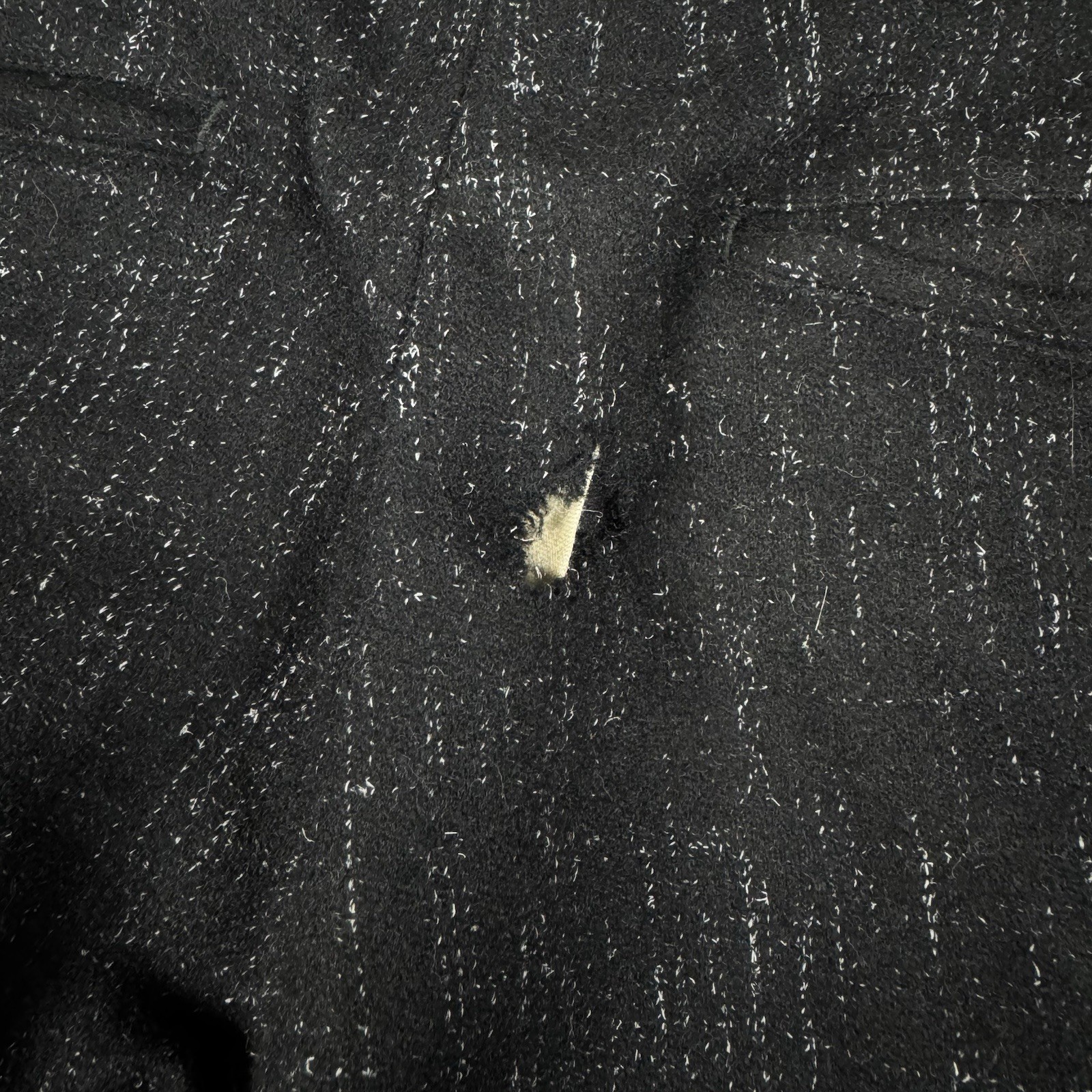 Vintage 50s Black Wool Fleck Rockabilly Pleated Trouser Dress Pants Size 28×29