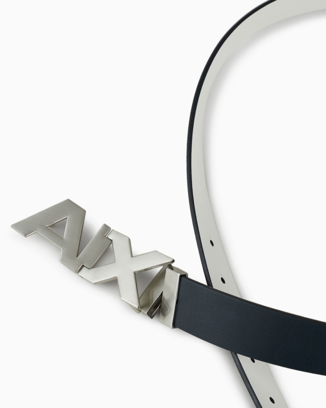 Armani Exchange Men Reversible Logo Leather Belt size 32,34,36,38,40,42 new