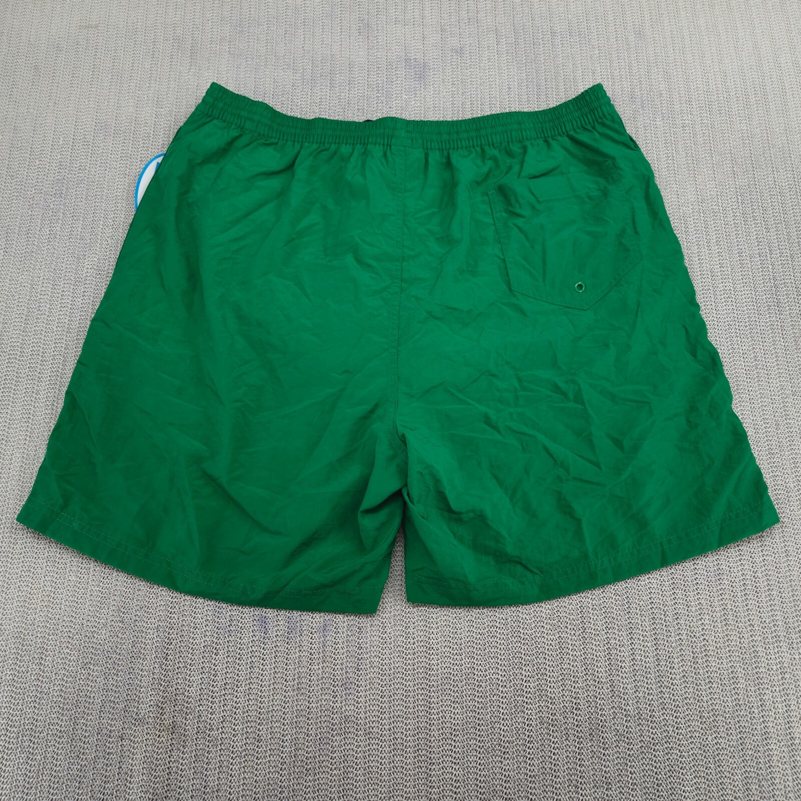 Vintage Sand N Sun Swim Trunks Shorts Mens Large Green Lined Pockets Y2K