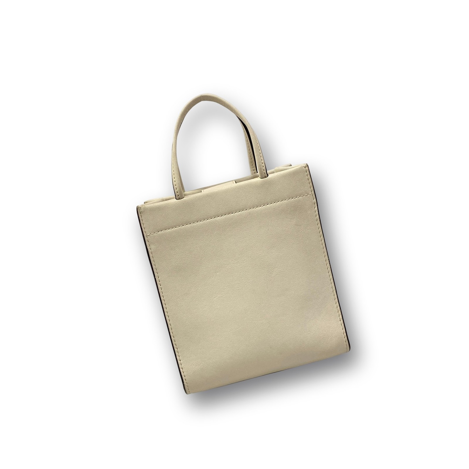 COACH Mini Kashin Tote C4828 Ivory Leather From Japan